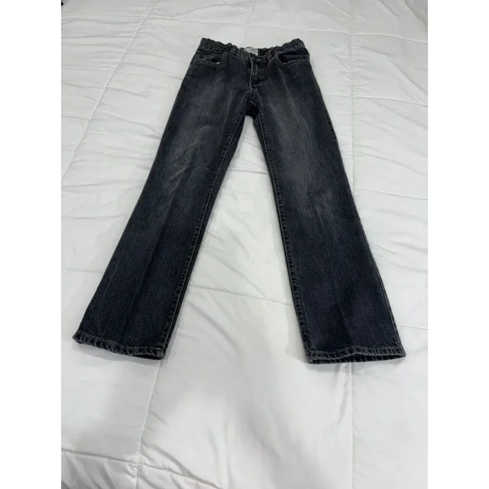 Boys The Children’s Place Straight Leg Size 12 Blackwash Jeans